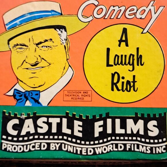 W.C. Fields A Laugh Riot Castle Film 8mm Movie Reel in Box - Picture 5 of 16